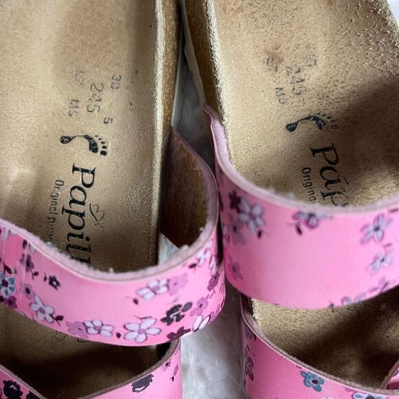 Birkenstock Papillio Flower Pink Nepal Sandals Size 38 US 7-7.5 - Picture 8 of 10